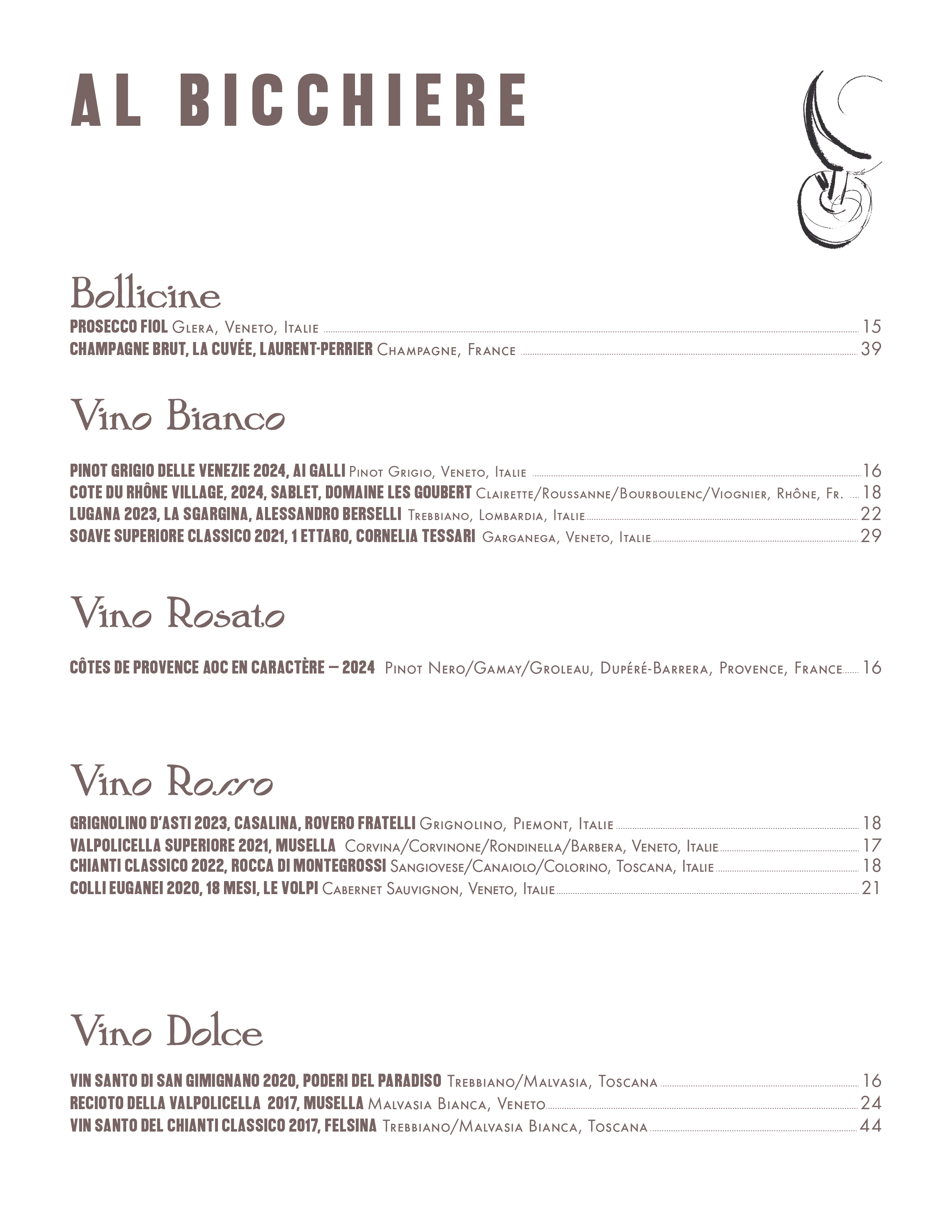 Carte des Vins - Page 2